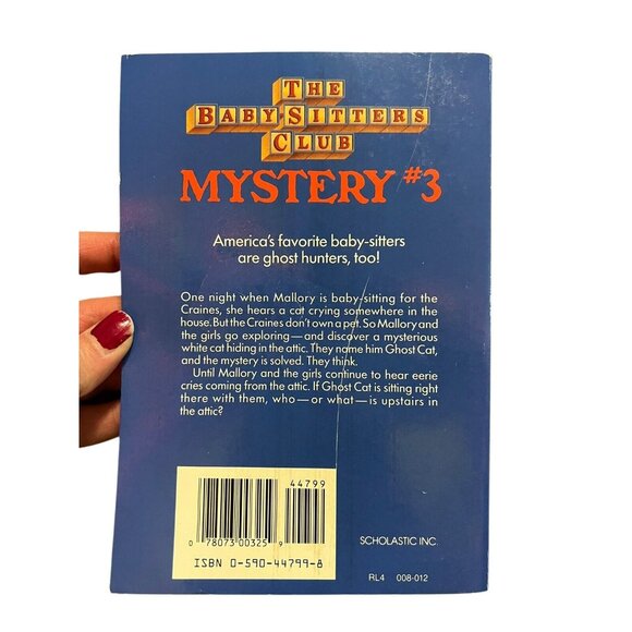 The Baby Sitters Club Mystery #3‎ Mallory and the Ghost Cat Ann M. Martin - Picture 2 of 4